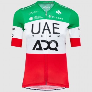 Dames Pissei UAE Team ADQ 2025 damesshirt - Italiaans kampioen