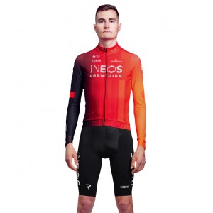 Heren Fietskleding Gobik Ineos Grenadiers 2025 Hyder trui met lange mouwen