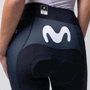 Dames Fietskleding Gobik Movistar 2025 Limited 6.0 K9 dames koersbroek