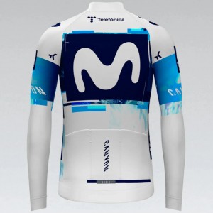 Heren Fietskleding Gobik Movistar 2025 Hyder trui met lange mouwen
