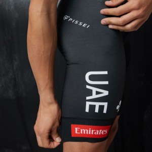Heren Pissei UAE Team Emirates 2025 koersbroek met bretels