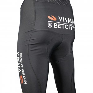 Heren Fietskleding Team Visma Lease a Bike Premium lange koersbroek 2025