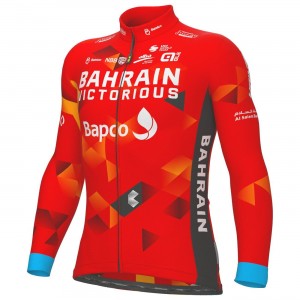 Bahrein Victorious-Jayco 2022 wielershirt met lange mouwen - ALE professioneel wielerteam