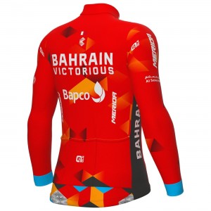 Bahrein Victorious-Jayco 2022 wielershirt met lange mouwen - ALE professioneel wielerteam