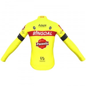Bingoal Pauwels Sauces WB 2022 wielershirt met lange mouwen professioneel wielerteam