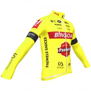 Bingoal Pauwels Sauces WB 2022 wielershirt met lange mouwen professioneel wielerteam