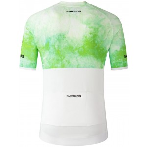 Cannondale FACTORY RACING 2022 korte mouw wielershirt wit (lange rits) professioneel wielerteam