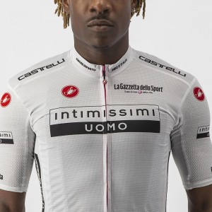 Giro d'Italia 2022 MAGLIA BIANCO(wit) fietsshirt met korte mouwen