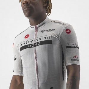 Giro d'Italia 2022 MAGLIA BIANCO(wit) fietsshirt met korte mouwen