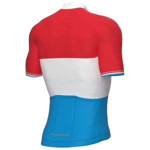 GROUPAMA-FDJ Luxemburgs kampioen wielershirt korte mouwen 2022-ALE professionele wielerploeg