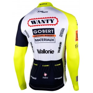 Intermarché-Wanty-Gobert Matériaux 2022 wielershirt met lange mouwen professioneel wielerteam