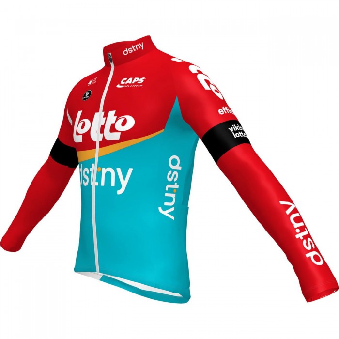 Lotto Dstny 2023 wielershirt lange mouw professioneel wielerteam