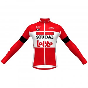 LOTTO SOUDAL 2022 wielershirt met lange mouwen professioneel wielerteam