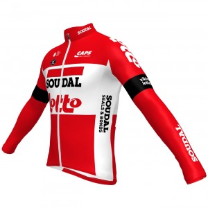 LOTTO SOUDAL 2022 wielershirt met lange mouwen professioneel wielerteam