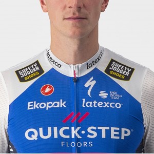 Quick Step Alpha Vinyl 2022 Competizione wielershirt met korte mouwen professioneel wielerteam