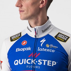 Quick Step Alpha Vinyl 2022 fietsshirt met lange mouwen professioneel wielerteam