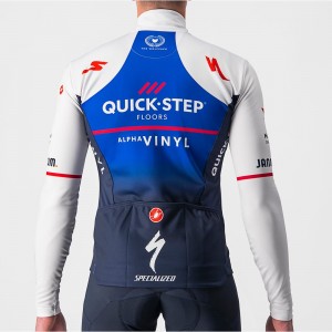 Quick Step Alpha Vinyl 2022 fietsshirt met lange mouwen professioneel wielerteam