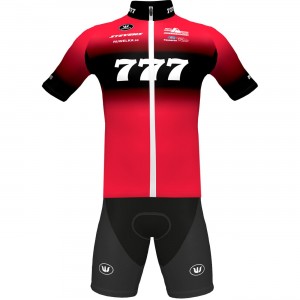 Team 777 2023 fietsbroek met bretels professioneel wielerteam