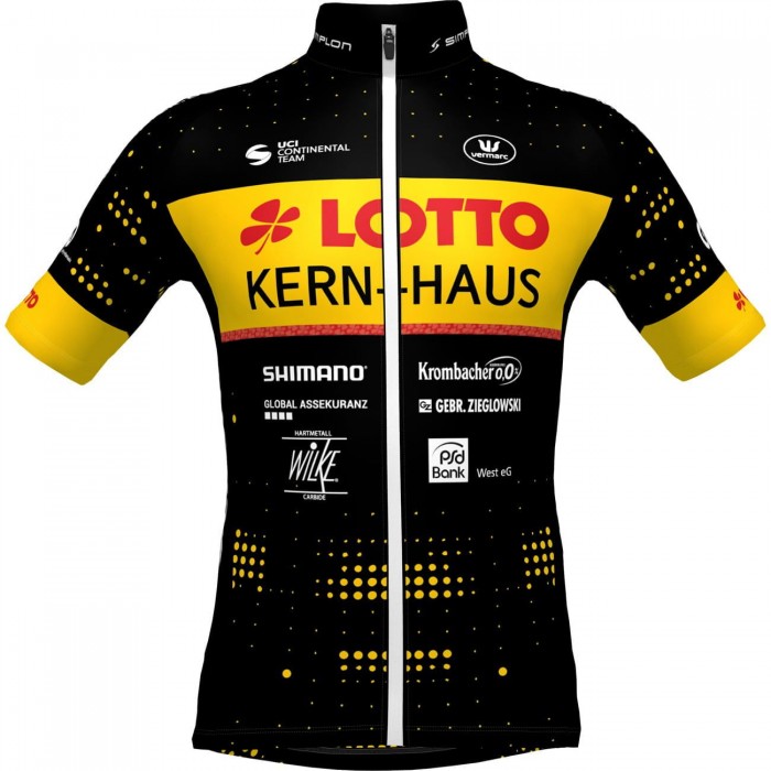 Team Lotto-Kern Haus 2023 wielershirt korte mouw (lange ritssluiting) professionele wielerploeg