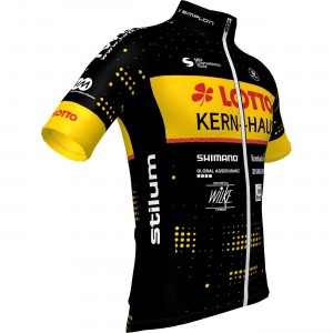 Team Lotto-Kern Haus 2023 wielershirt korte mouw (lange ritssluiting) professionele wielerploeg