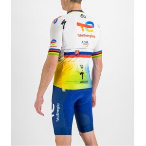 Team TotalEnergies Slowaaks kampioen Sagan editie 2022 wielershirt met korte mouwen professioneel wielerteam