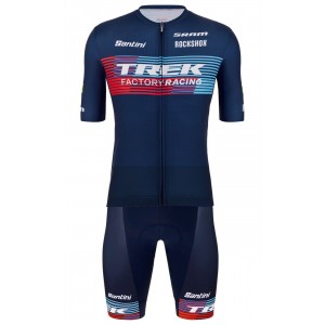 Trek Factory Racing XC 2023 fietsbroek met bretels lang professioneel wielerteam