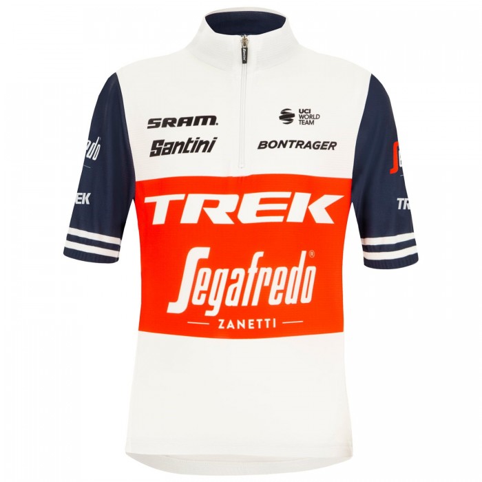 TREK-SEGAFREDO 2022 kinderfietsshirt met korte mouwen professioneel wielerteam