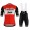 Trek Segafredo 2019 Rood Fietskleding Set Wielershirt Korte Mouw+Korte Fietsbroeken Bib