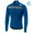 2019 Casteli Puro 3 Blauw Thermal Wielershirt Lange Mouw 951GFOO