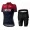 2019 INEOS Team Rood Dames's Fietskleding Set Wielershirt Korte Mouw+Korte Fietsbroeken Bib 431VEUM