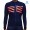 2019 MAAP M-Flag Ultra Blauw-Rood Thermal Wielershirt Lange Mouw 579EDJH