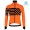 2019 Santini Svolta Orange Thermal Wielershirt Lange Mouw 829UOZT