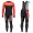 2019 Scott RC Rood-Zwart Thermal Fietskleding Set Wielershirts Lange Mouw+Lange Wielrenbroek Bib 686WVEV