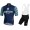 BIANCHI MILANO Davoli Blue Fietskleding Set Wielershirt Korte Mouw+Korte Fietsbroeken Bib