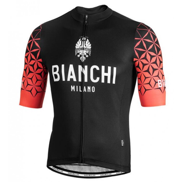 BIANCHI MILANO Pedaso Red Wielershirt Korte Mouw