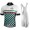 BIANCHI MILANO Codigoro White Fietskleding Set Wielershirt Korte Mouw+Korte Fietsbroeken Bib