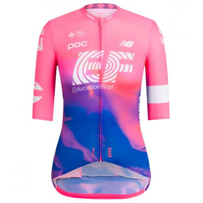 EF Education First PRO TEAM AERO 2019 Dames Wielershirt Korte Mouw