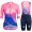 EF Education First PRO TEAM AERO 2019 Dames Fietskleding Set Wielershirt Korte Mouw+Korte Fietsbroeken Bib