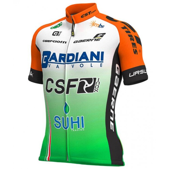 2019 Bardiani Csf Wielershirt Korte Mouw