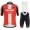 Ducati 2019 Fietskleding Set Wielershirt Korte Mouw+Korte Fietsbroeken Bib