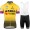 TEAM Jumbo-Visma 2019 Fietskleding Set Wielershirt Korte Mouw+Korte Fietsbroeken Bib