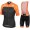 Peter Sagan LOGO Team 2019 Line Orange Fietskleding Set Wielershirt Korte Mouw+Korte Fietsbroeken Bib