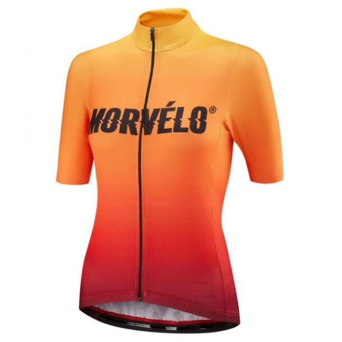 MORVELO Dames FIRE Wielershirt Korte Mouw