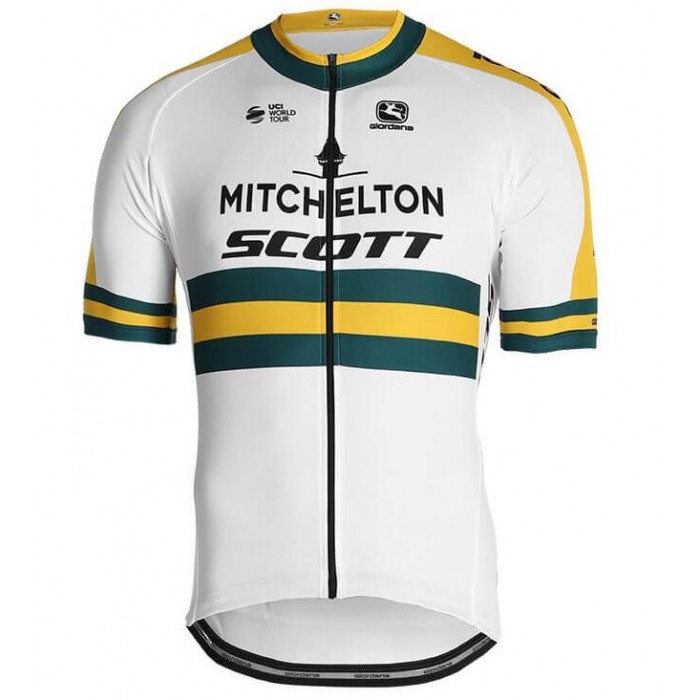 MITCHELTON SCOTT Australian Champion 2019 Wielershirt Korte Mouw