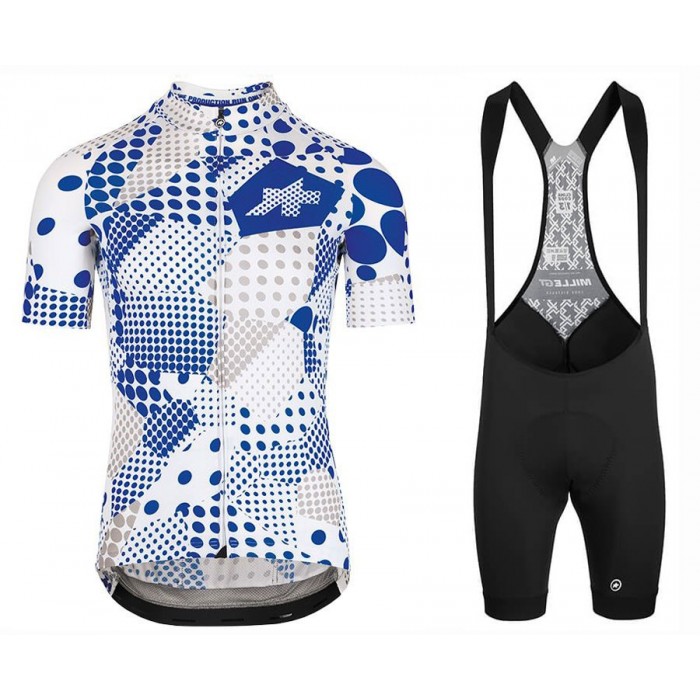 2020 Asos Erlkoenig Blauw Fietskleding Set Fietsshirt Met Korte Mouwen+Korte Koersbroek Bib 796TZPV