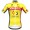 2020 Bingoal Wallonie Bruxelle Geel Wielershirt Korte Mouw 931OAJM
