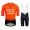 2020 CCC Pro Team Orange Fietskleding Set Fietsshirt Met Korte Mouwen+Korte Koersbroek Bib 495ERIC