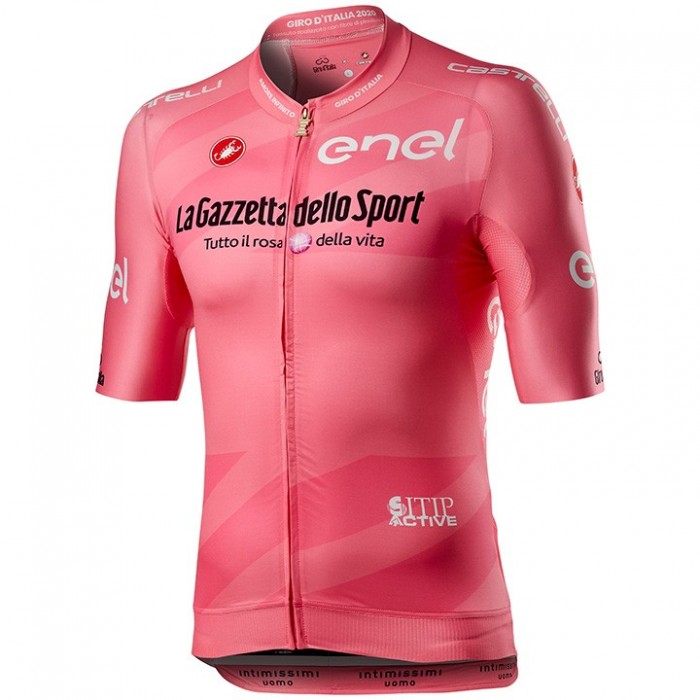 2020 GIRO D'ITALIA Maglia Rosa Wielershirt Korte Mouw 468MWGM