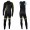 2020 Nalini LW Zwart-Geel Thermal Fietskleding Set Wielershirts Lange Mouw+Lange Wielrenbroek Bib 848MDPL