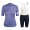 2020 Rapha Pro Team Dames's Grey Fietskleding Set Wielershirt Korte Mouw+Korte Fietsbroeken Bib 835WJEV